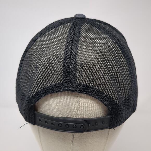 EnPak Miller Snapback Trucker Hat Gray One Size Adjustable Ivory Headwear - Picture 6 of 10